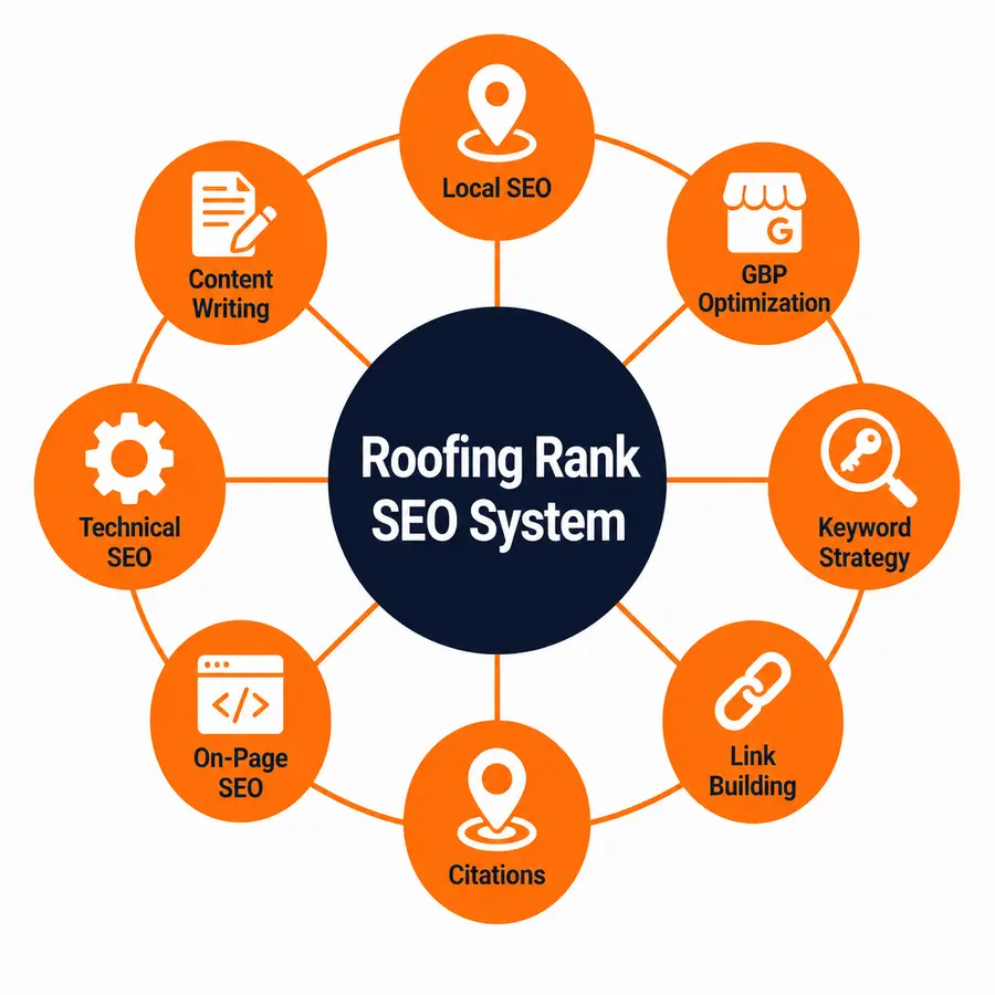 Roofing Rank complete roofing SEO services ecosystem for Canadian contractors